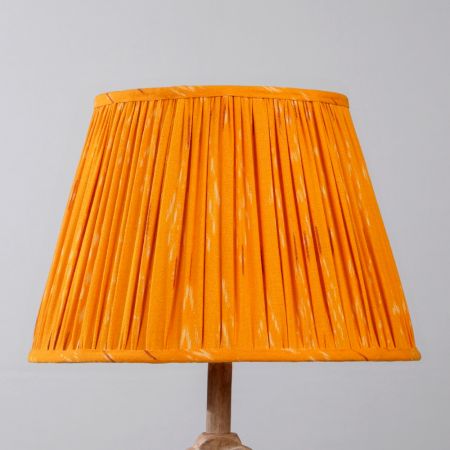 Orange Ikat Empire Lampshade Medium